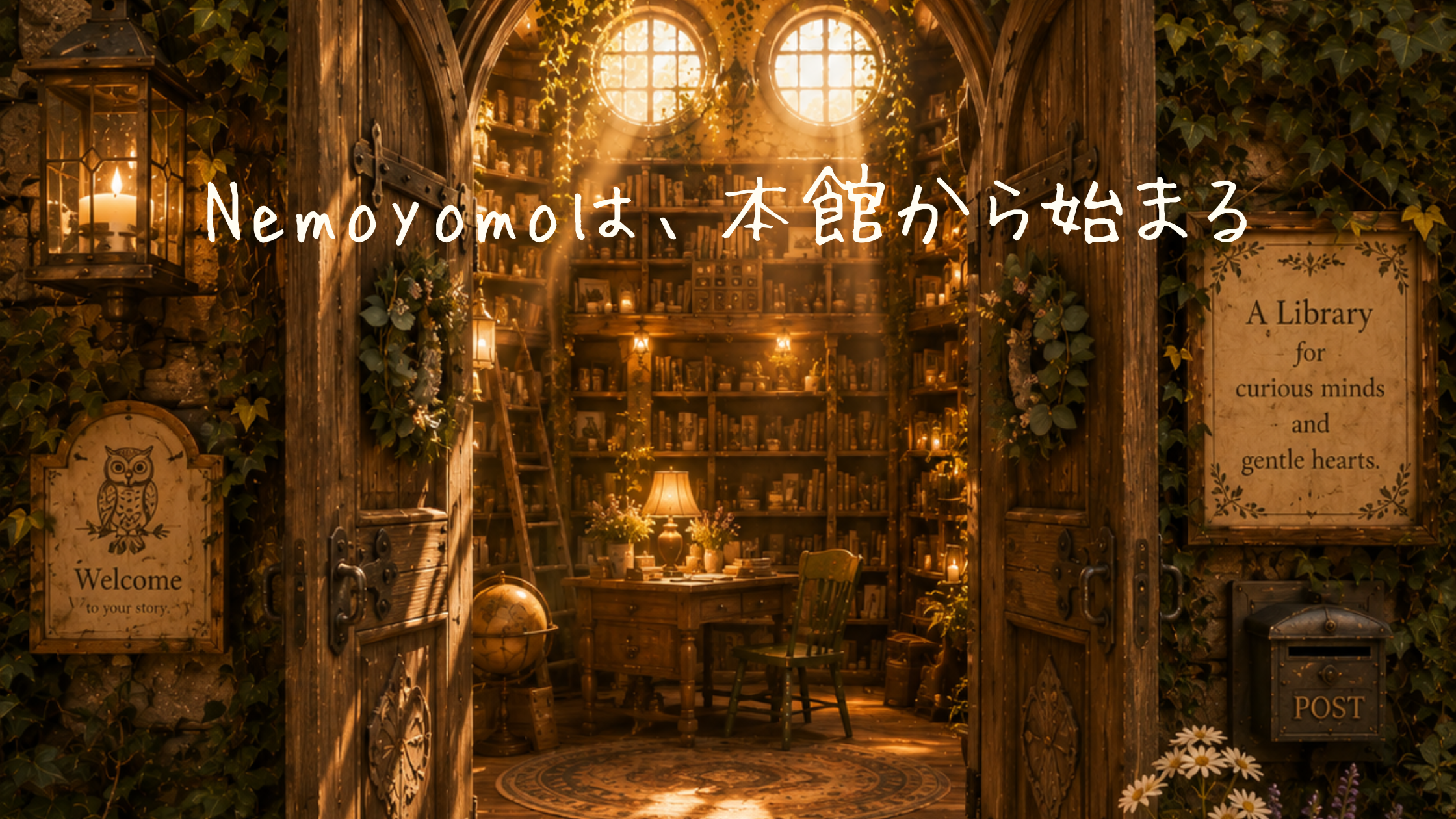 Nemoyomoは、本館から始まる