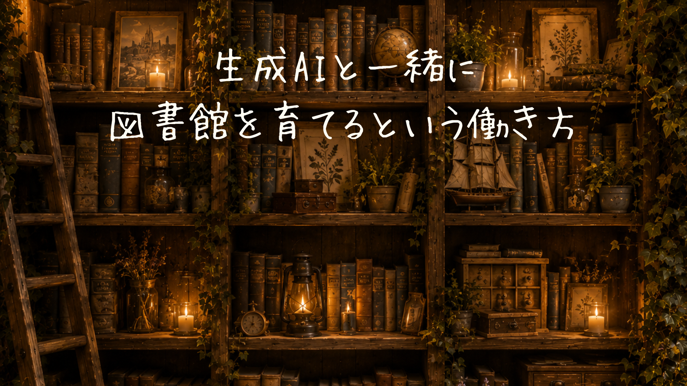 生成AIと一緒に図書館を育てるという働き方